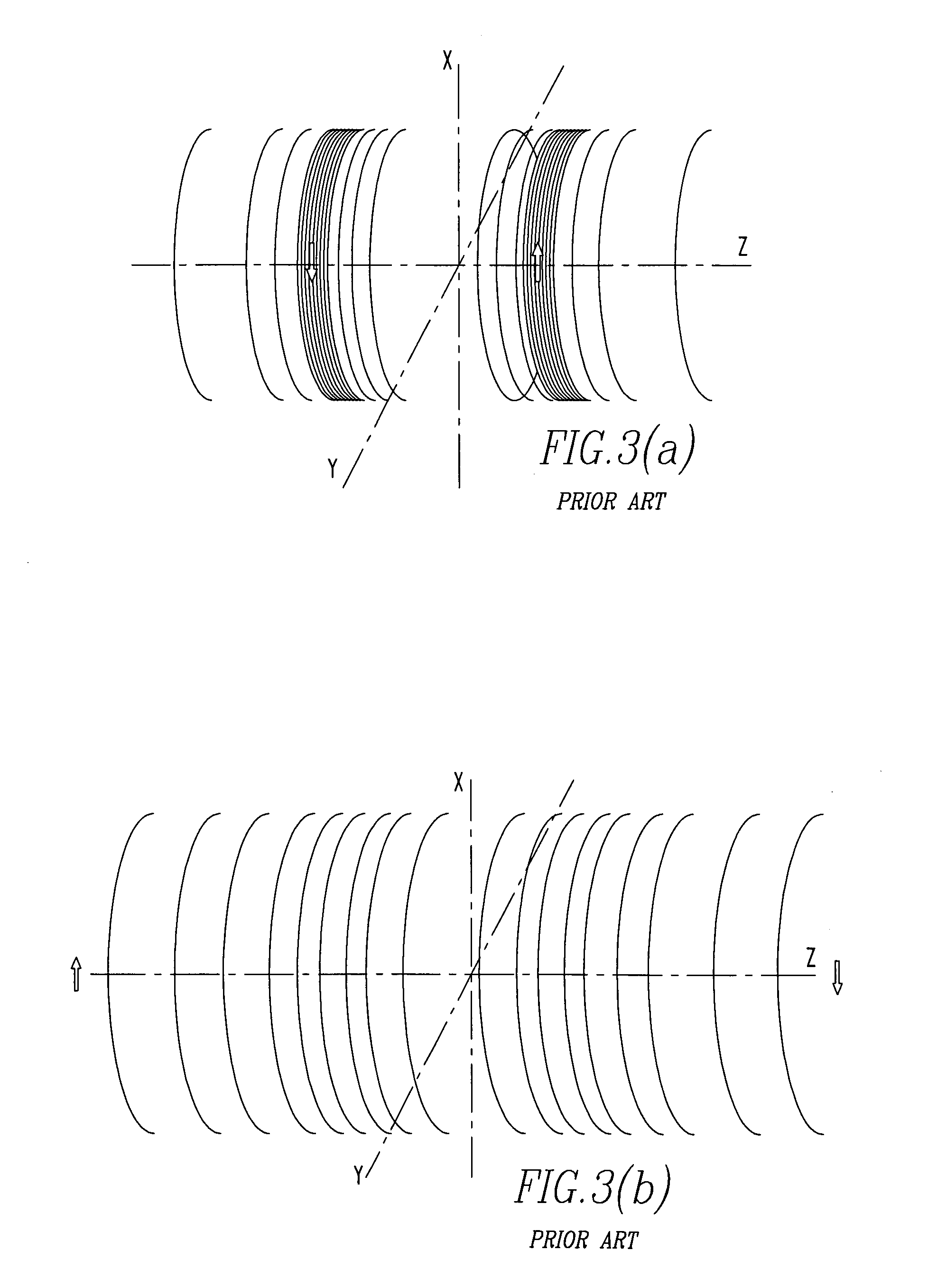 Magnetic field gradient coil assembly and method of designing same
