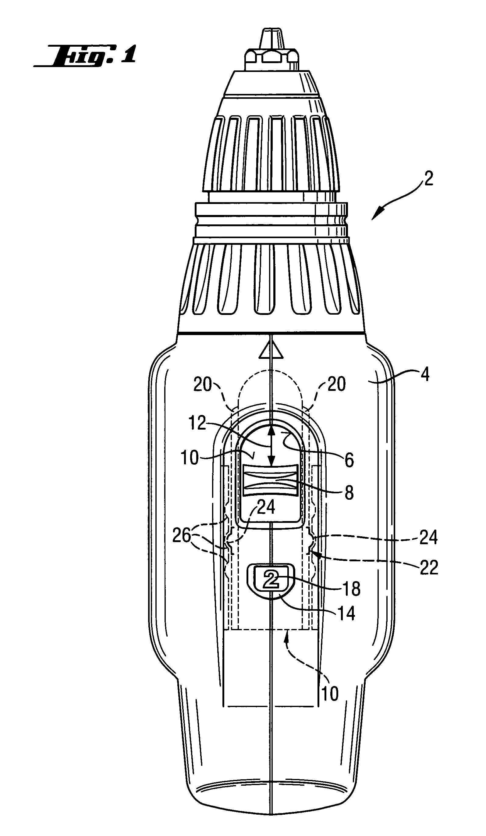Motor-driven hand-held tool with functional step display