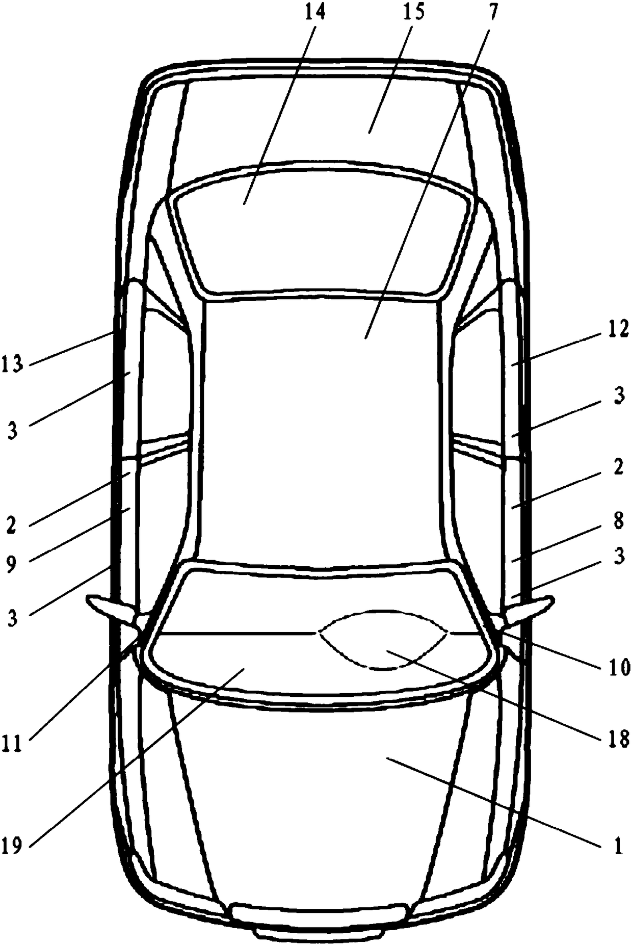 An automotive sound system based on a symmetrical balanced subwoofer