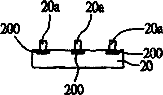 Chip electric connection structure and its manufacturing method