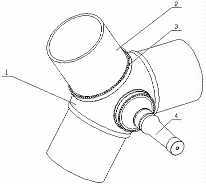 Hub strength calculation method of wind power generating unit