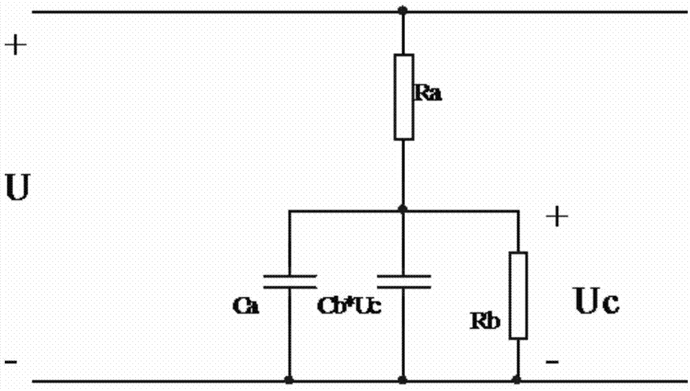 Super capacitor set charge state testing method and device