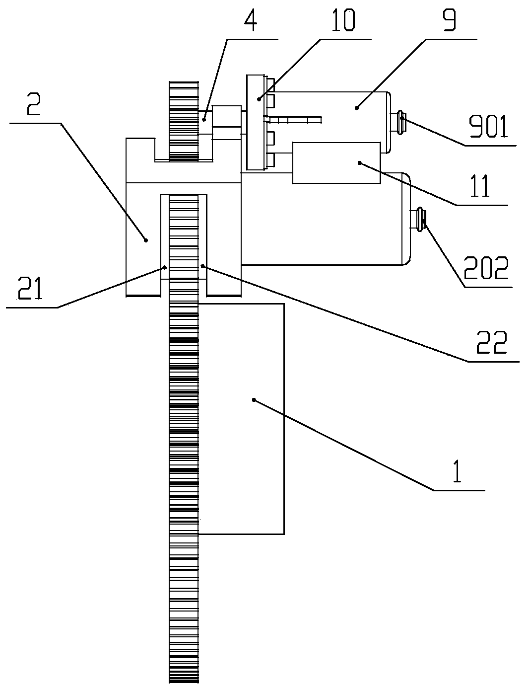 Electro-hydraulic brake-by-wire device with redundancy function and control method