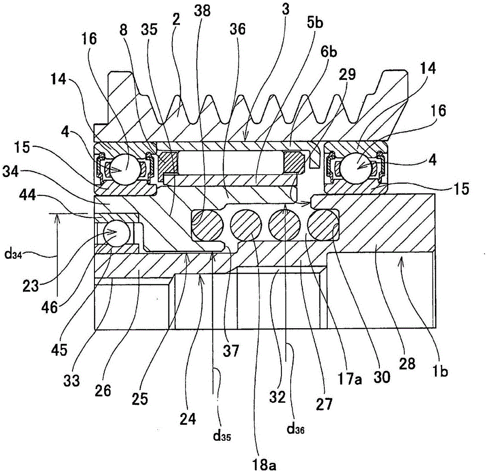 Pulley device with embedded unidirectional clutch