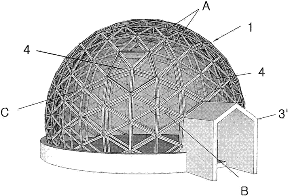 Assembled dome and spheroid