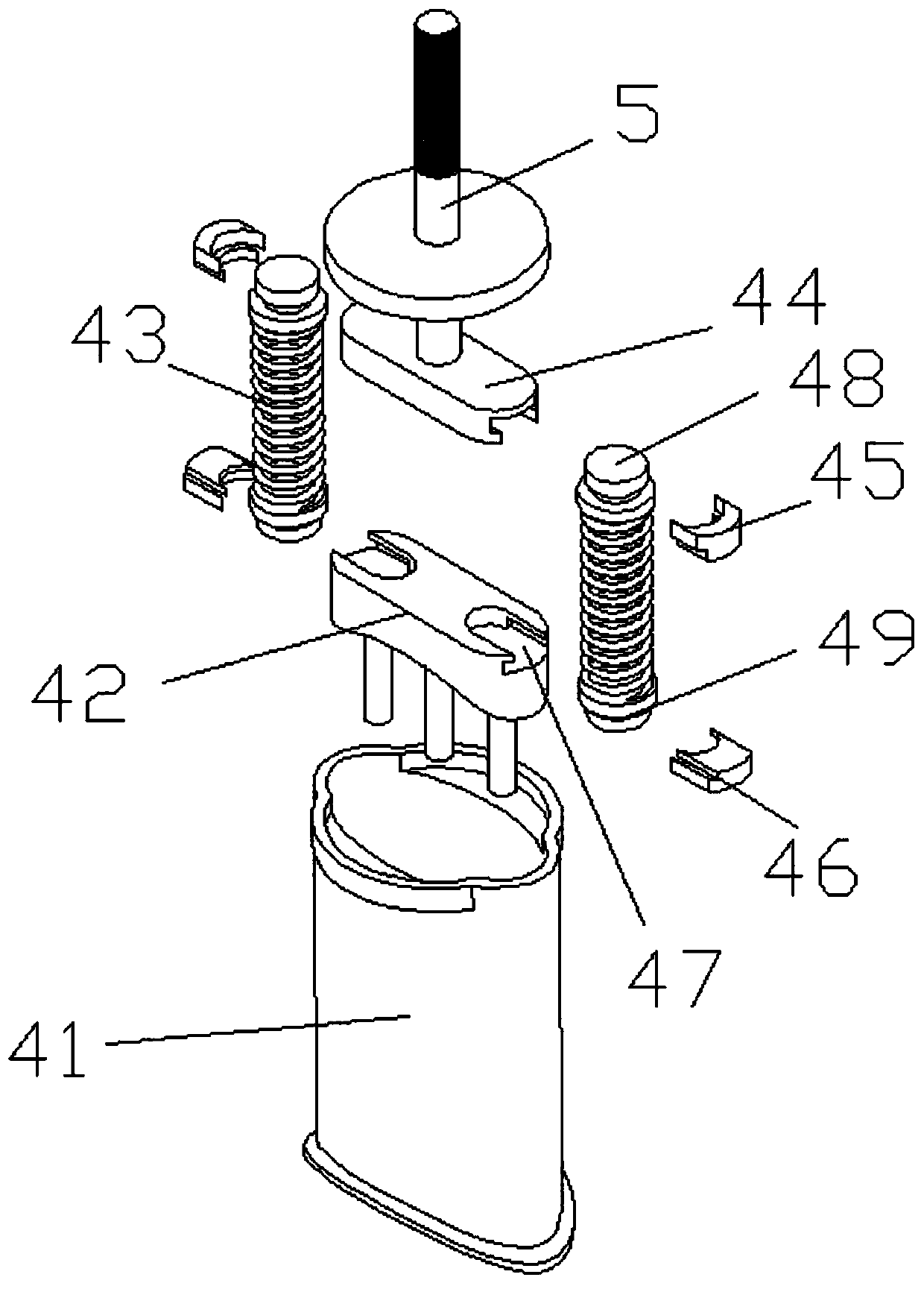 Self-operated pressure regulating valve assembled with improved valve seat fixing structure, and working mode thereof