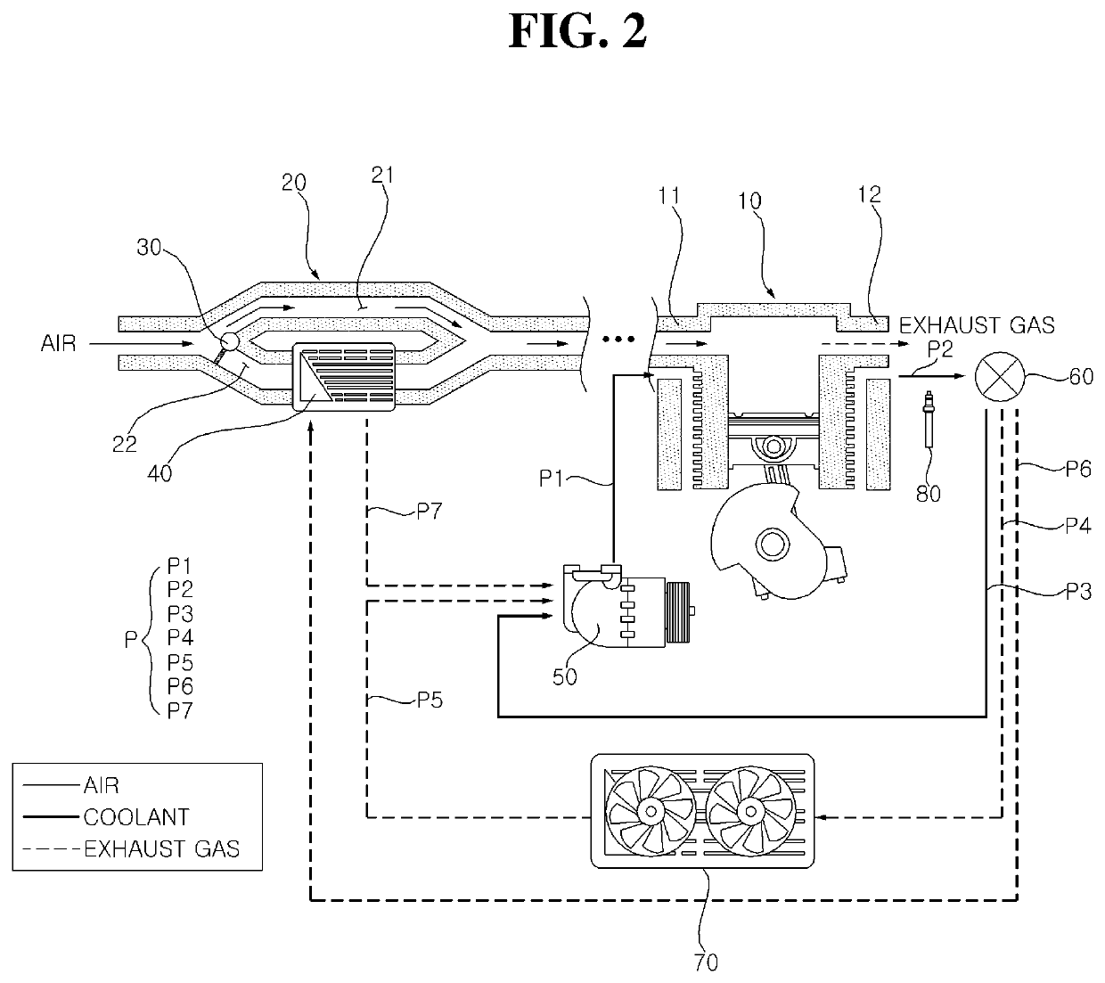 Gas engine power generation system