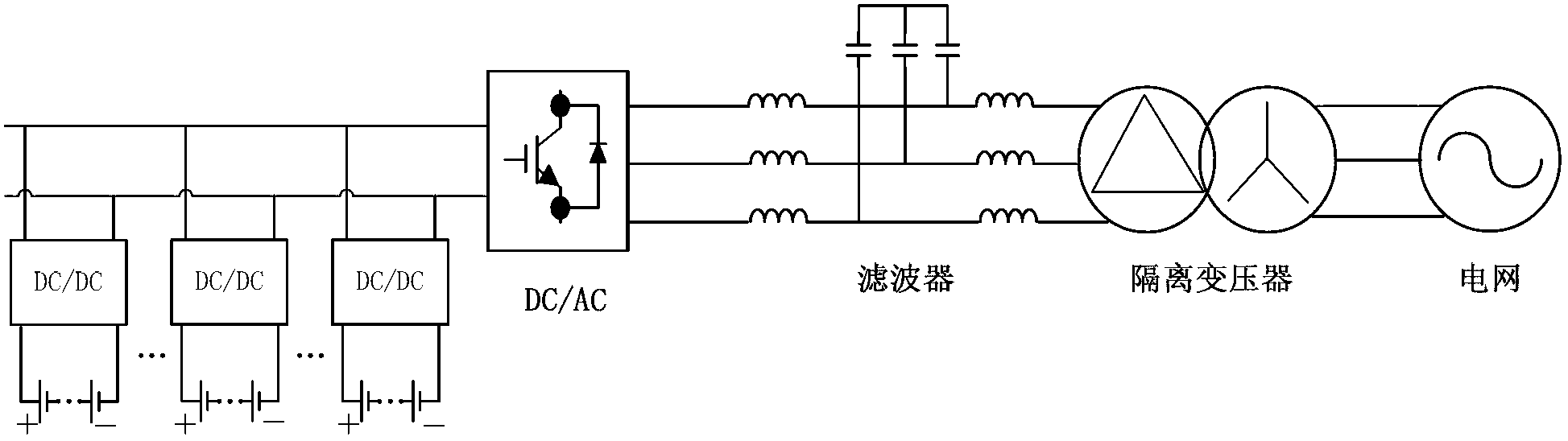 Battery energy storage system based power conversion system and control method thereof