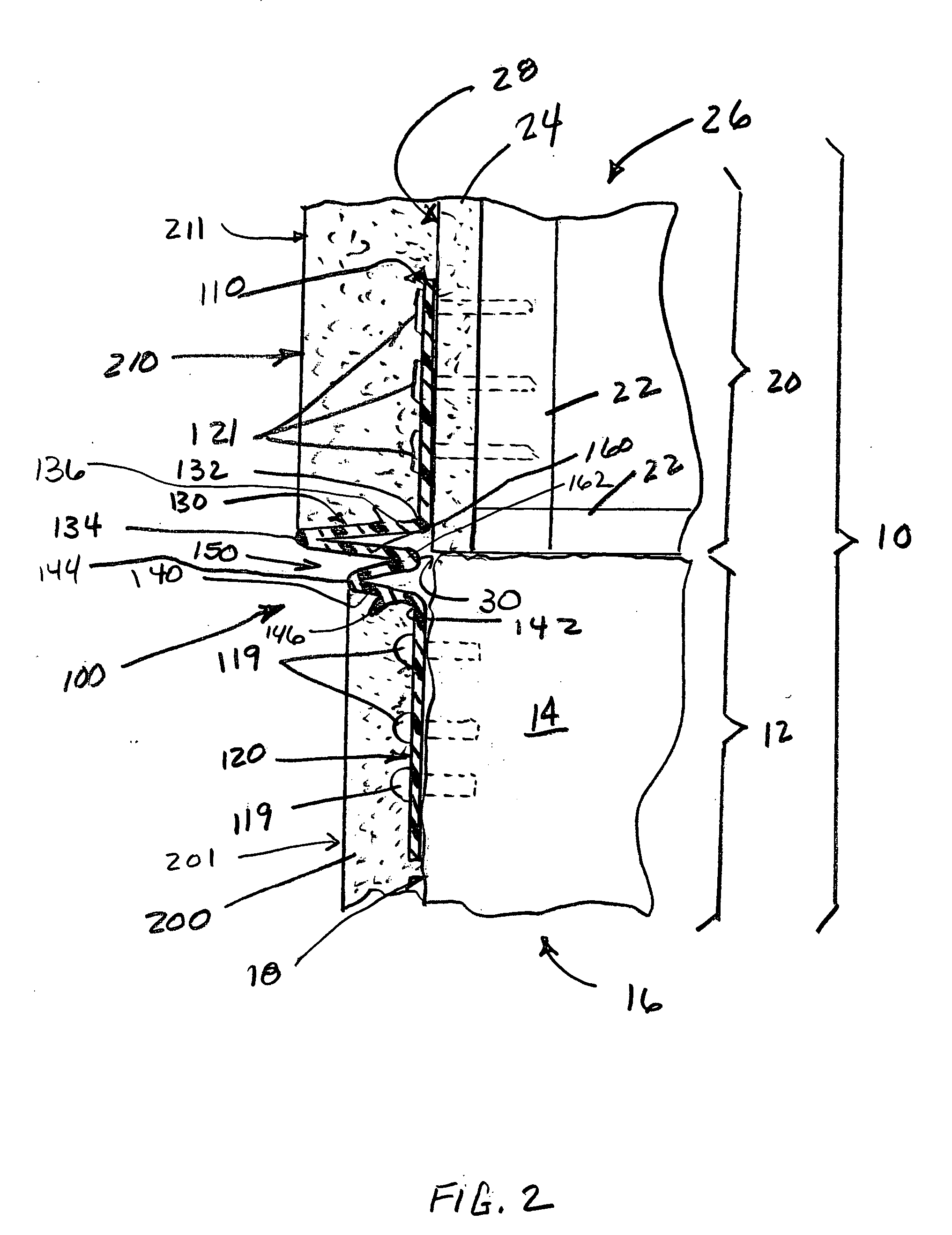 Control joint