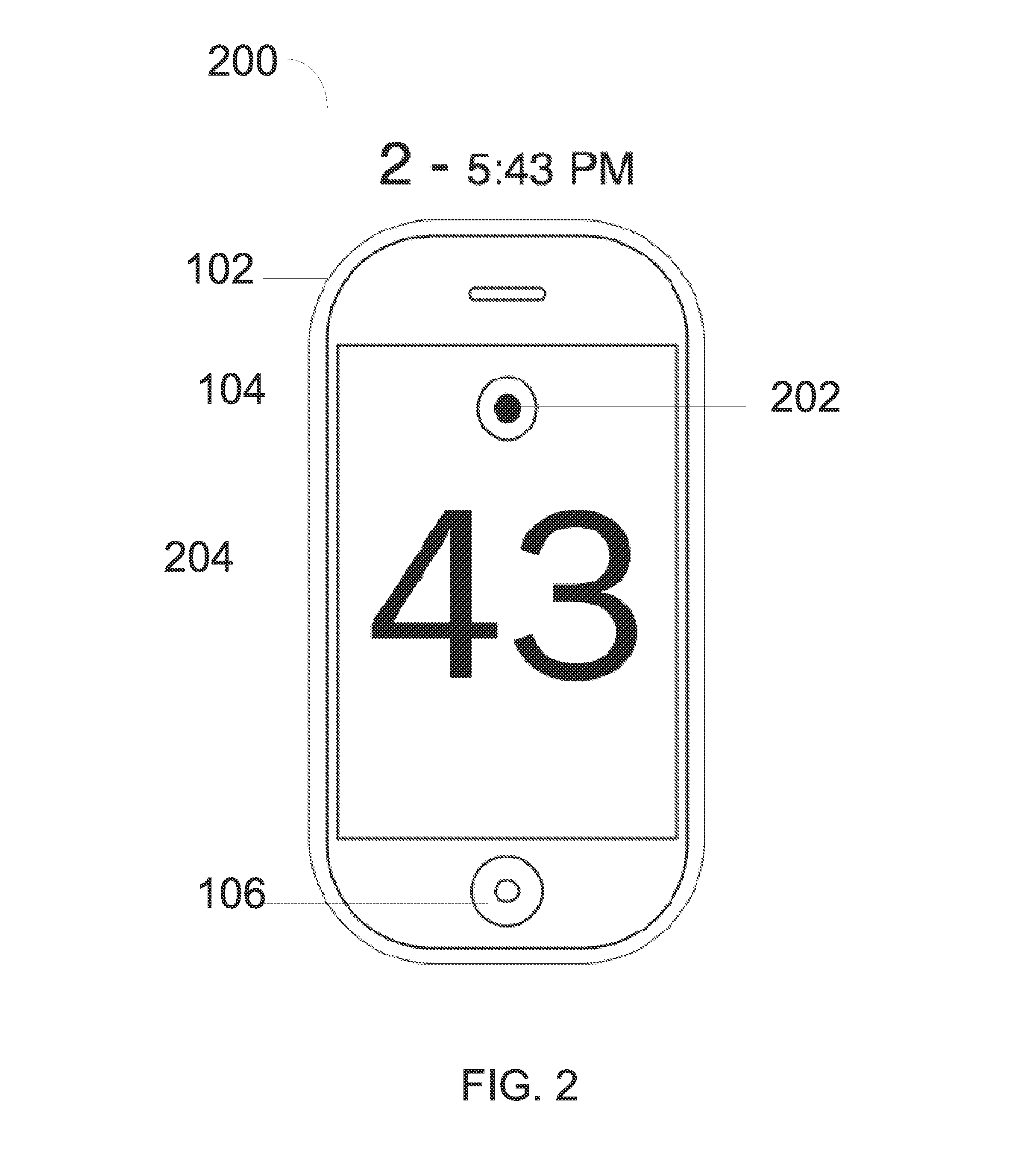 Method and device for tactilely reading time on a touch screen