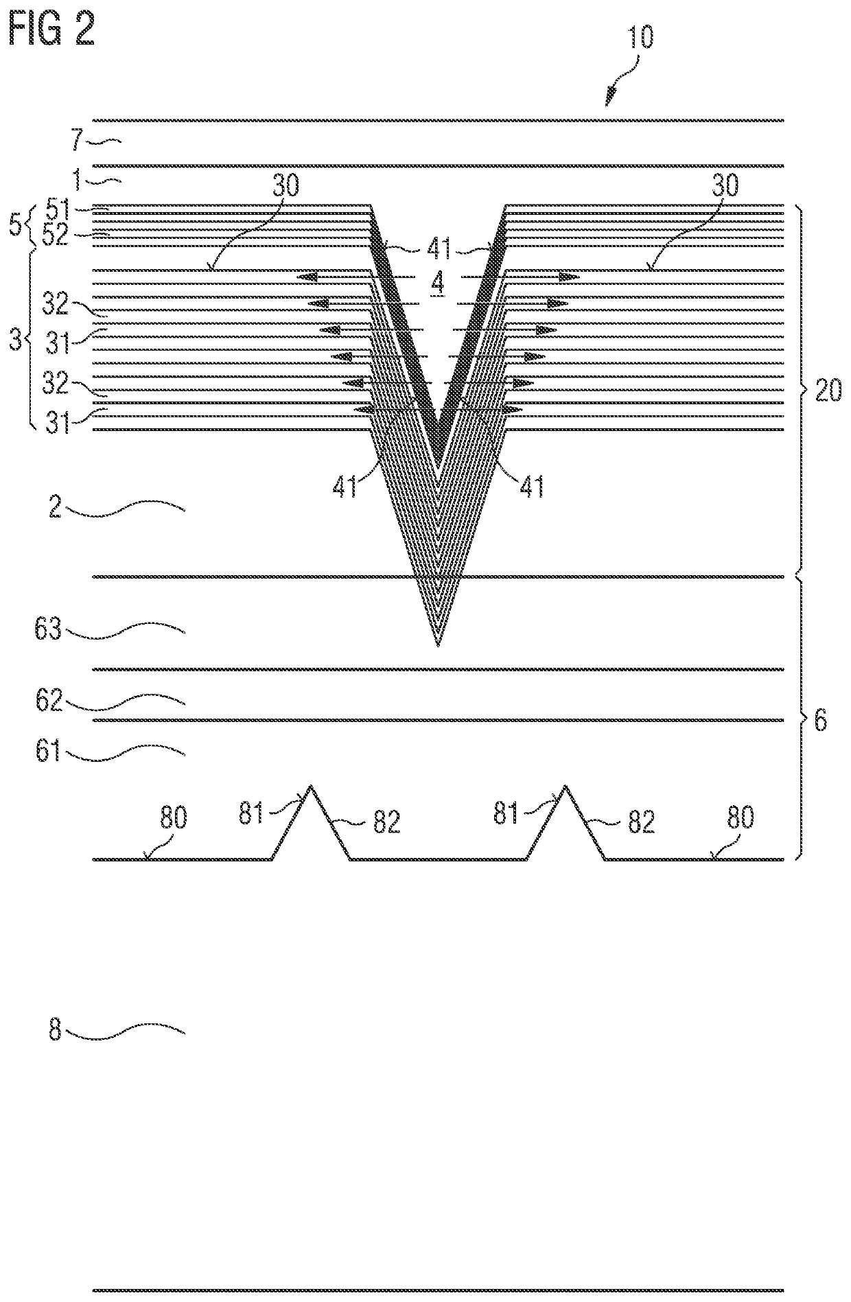 Component having enhanced efficiency and method for production thereof