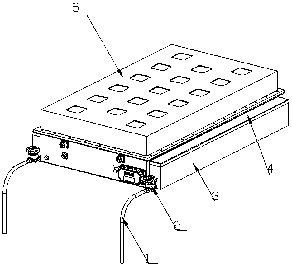 Battery-pack temperature regulating device