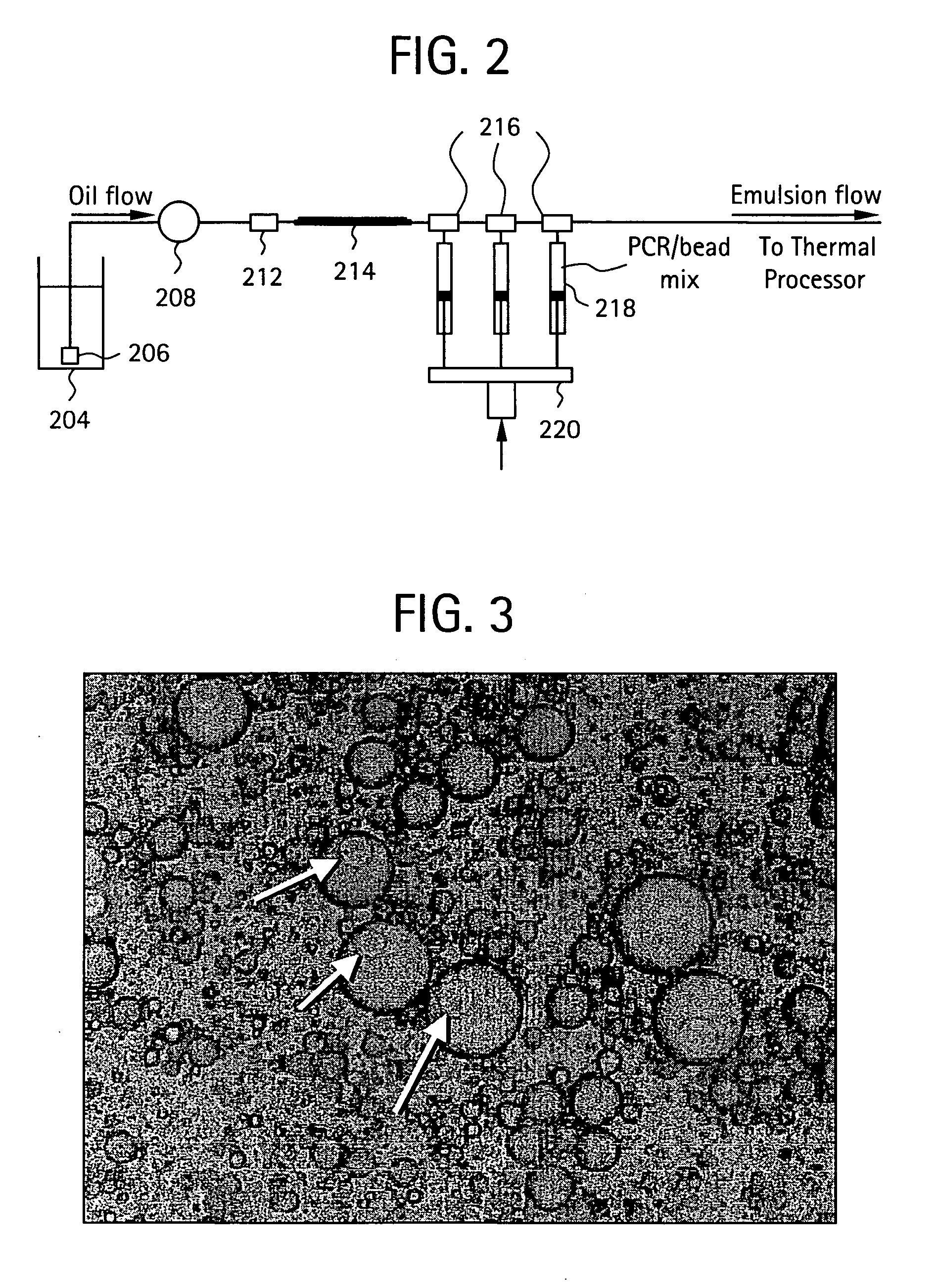 Nucleic acid amplification with continuous flow emulsion