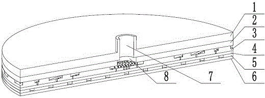 A liquid introduction device for porous medium filled mask electrolytic machining between electrodes