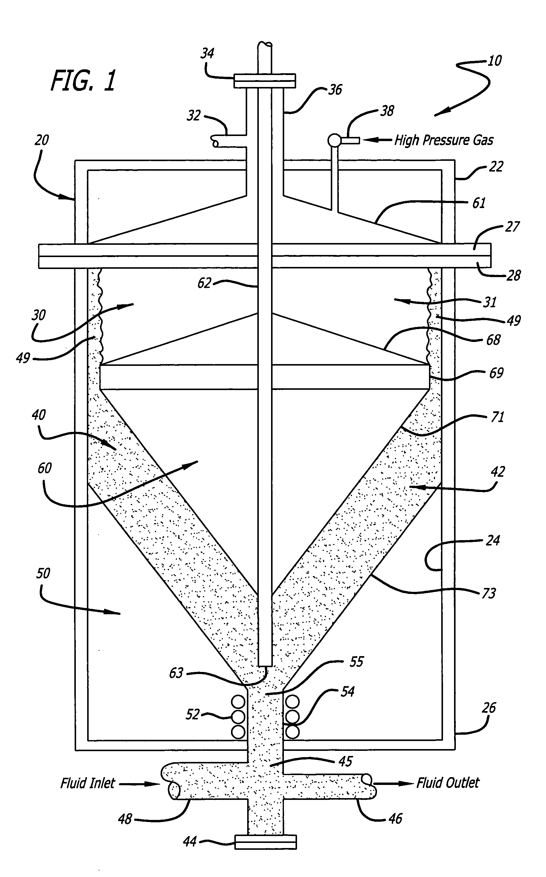 Refillable material transfer system