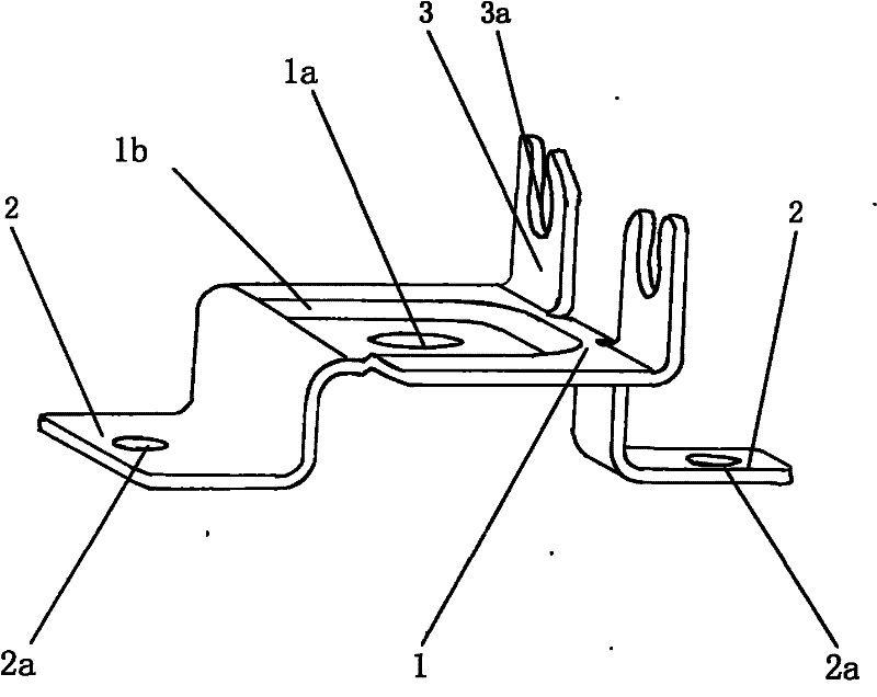 Automobile ABS mounting bracket