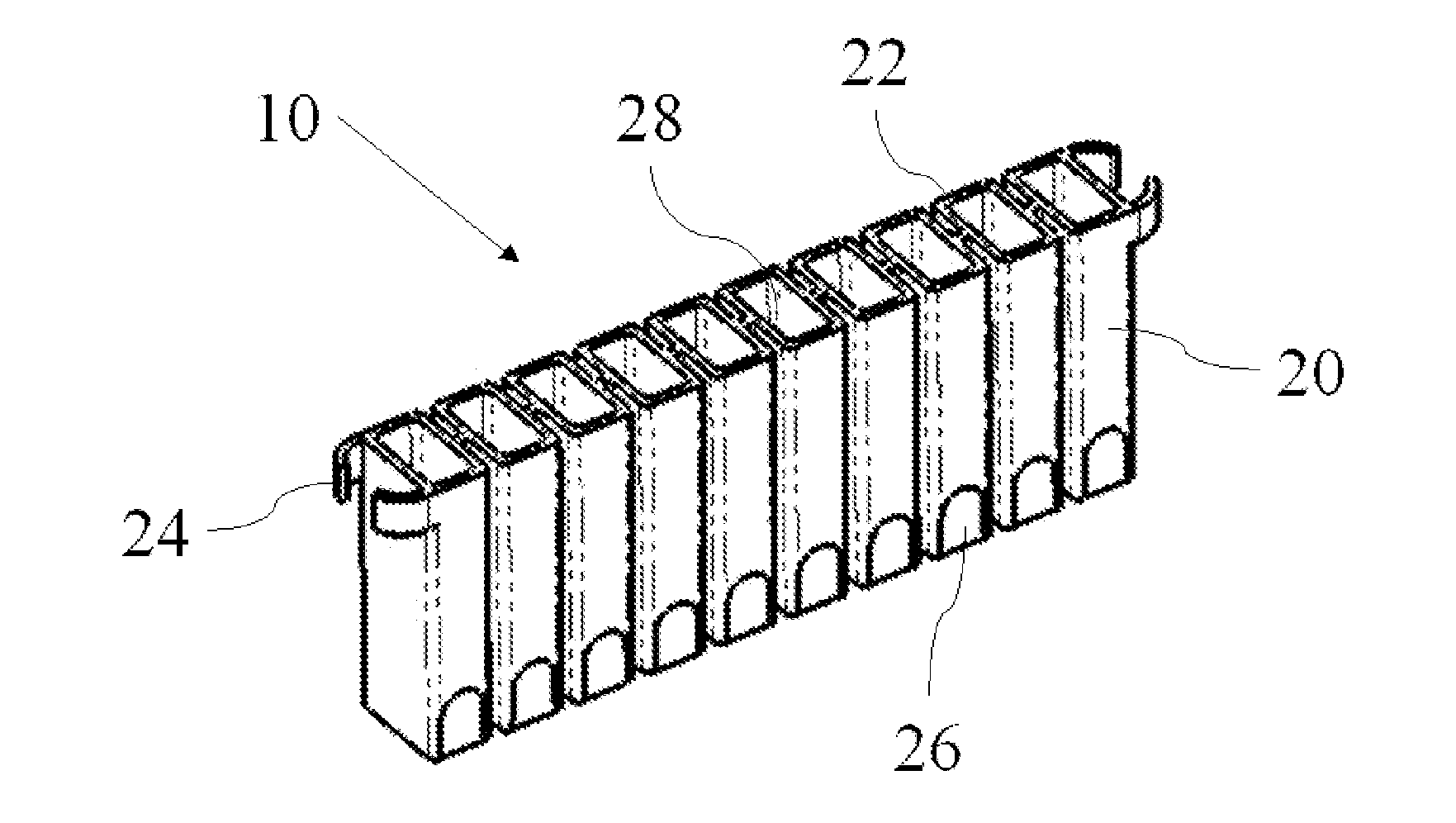 Reaction vessel and method for the handling thereof