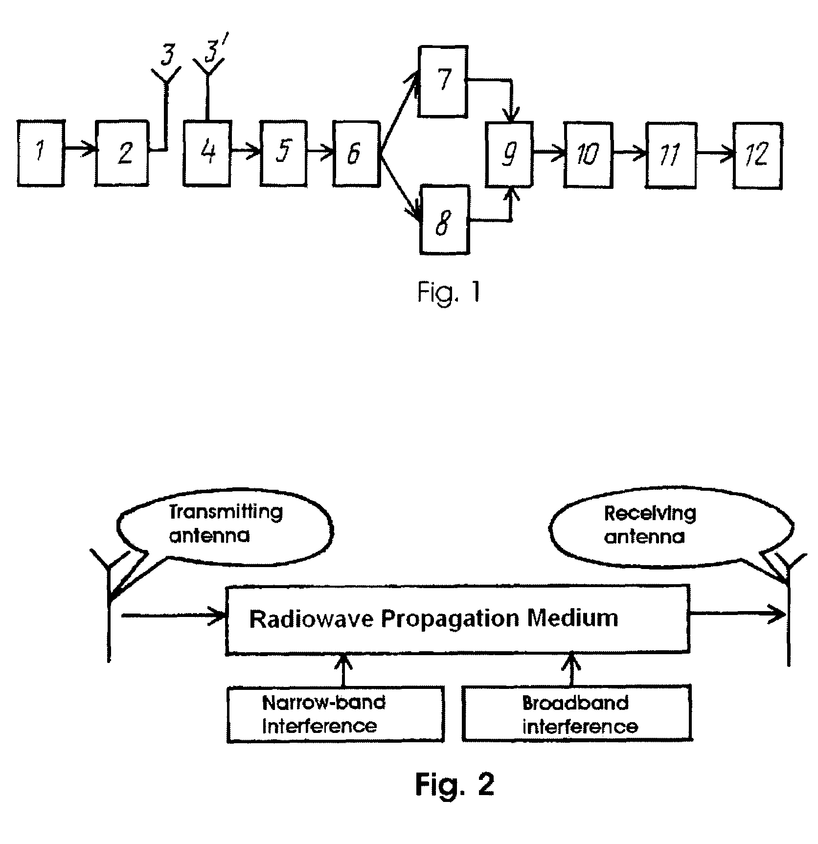 Method for suppressing narrowband noise in a wideband communication system