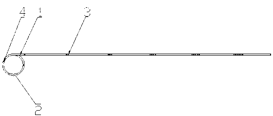 Degradable hydrophilic pigtail catheter