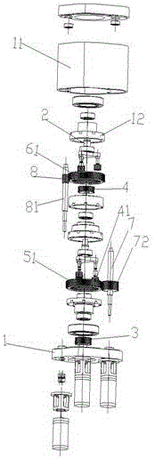 Infinitely variable transmission with multiple motors connected in series
