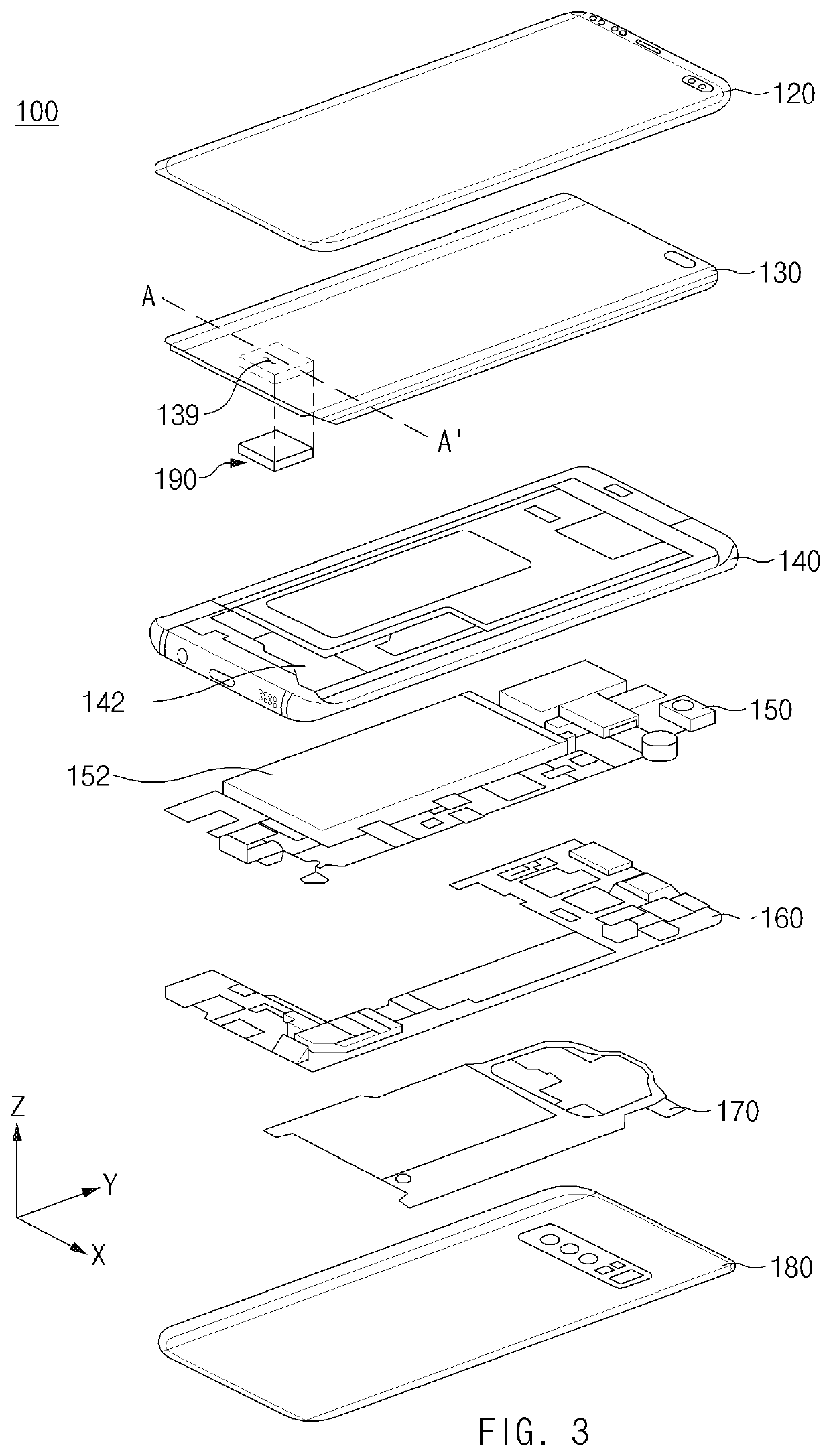 Electronic device including display module including sensor and method for manufacturing the display module