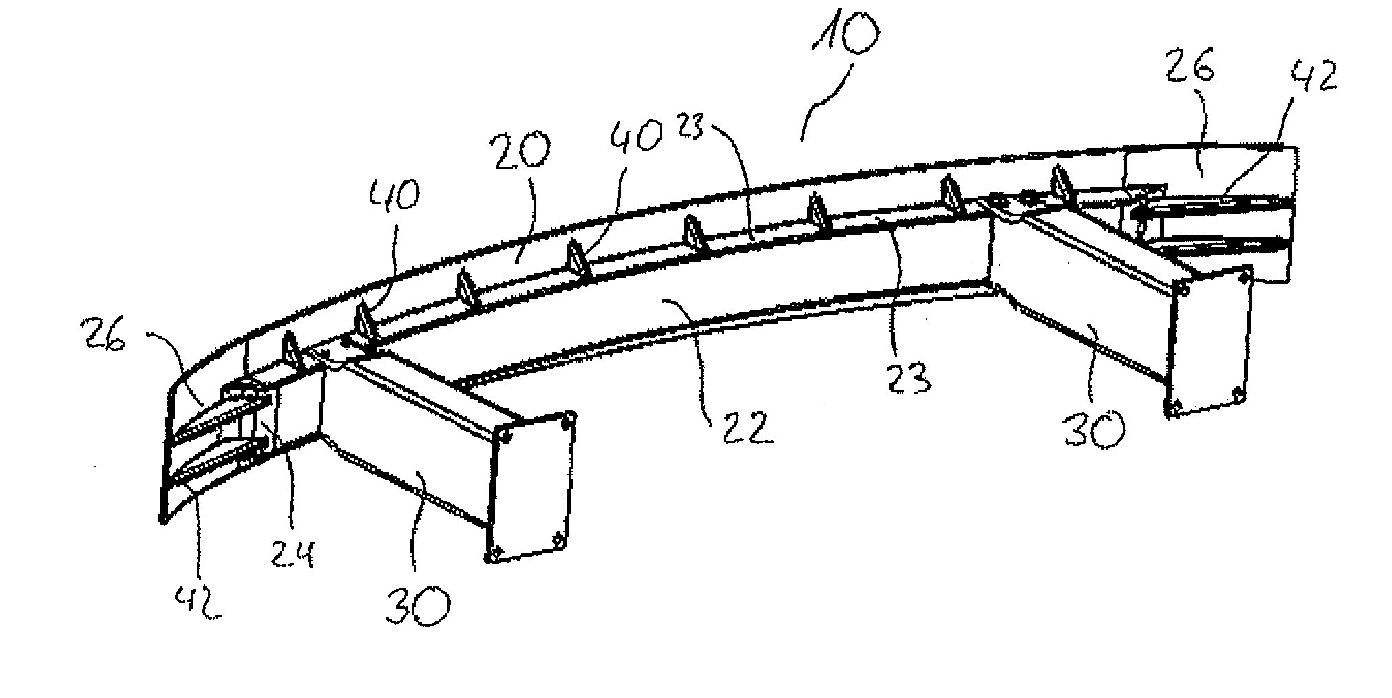 Impact Element and Use of an Insert for a Carrier of an Impact Element