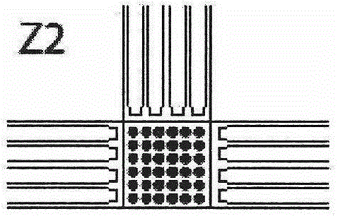 Directional blind sidewalk and constructing method thereof, directional blind sidewalk surface pattern block production method, and blind sidewalk member