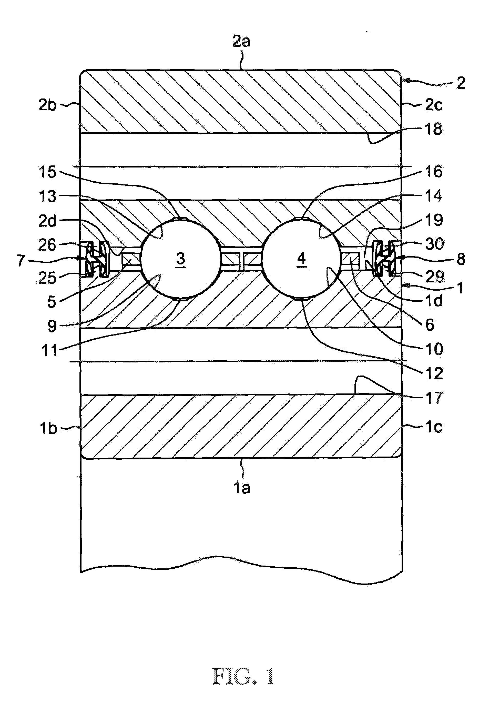 Seal for rolling bearing used in a wind turbine