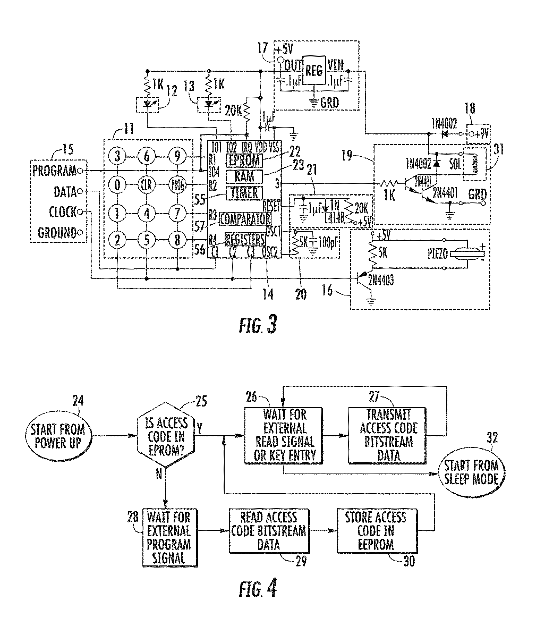 Method for Controlling and Recording the Security of an Enclosure