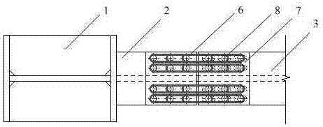 A beam-column splicing joint of steel structure with composite flange friction of shape memory alloy
