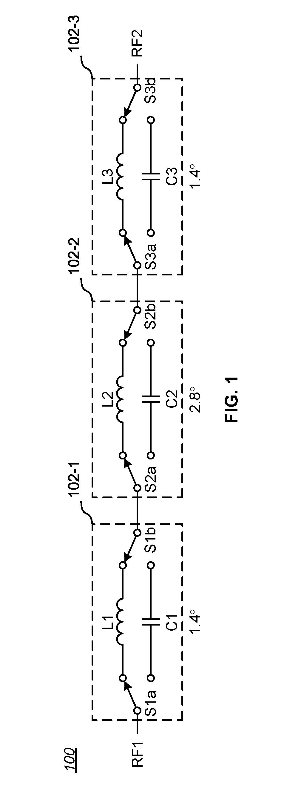 Low loss multi-state phase shifter
