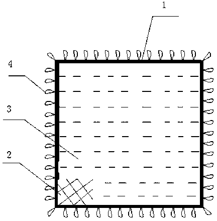 Civilian defense digital camouflage net and method