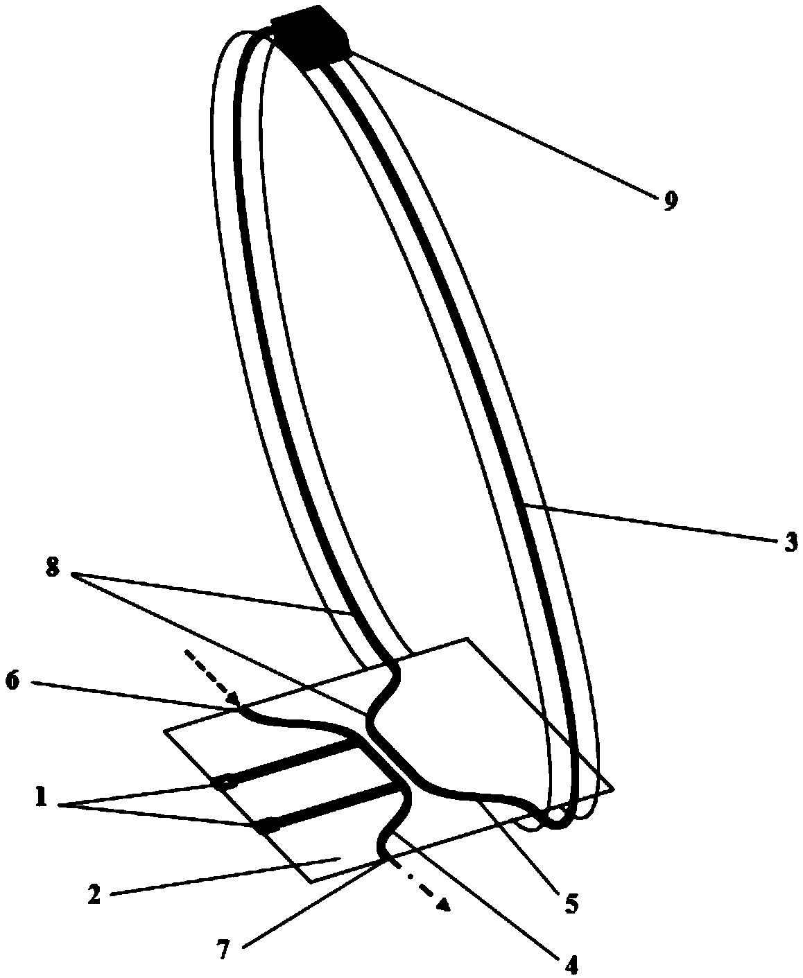 Low-temperature-drift mixed surface plasmon accelerometer