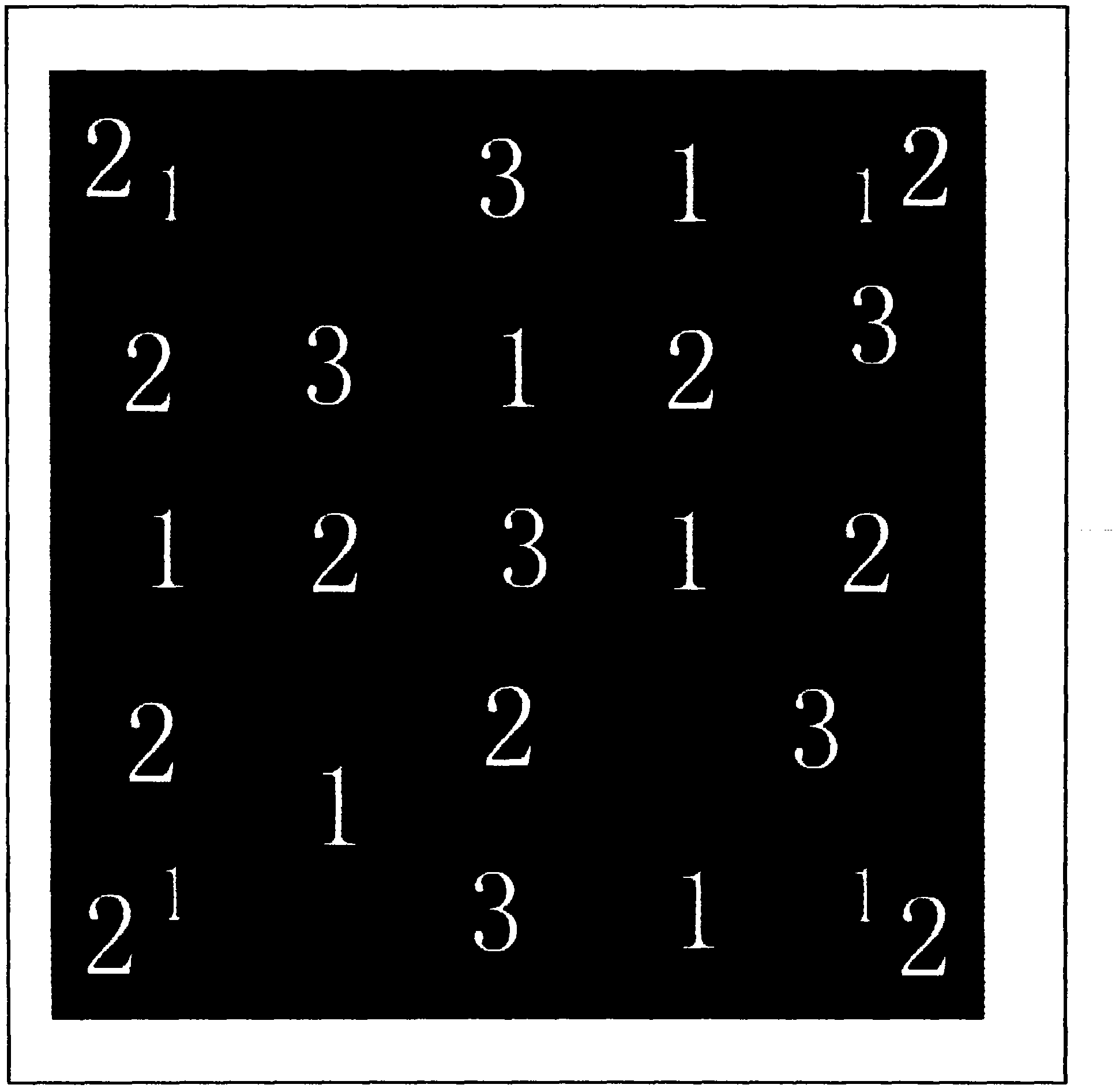 Color graphics coding and identifying method