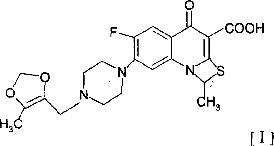 Process for synthesis of prulifloxacin and its pharmaceutical composition
