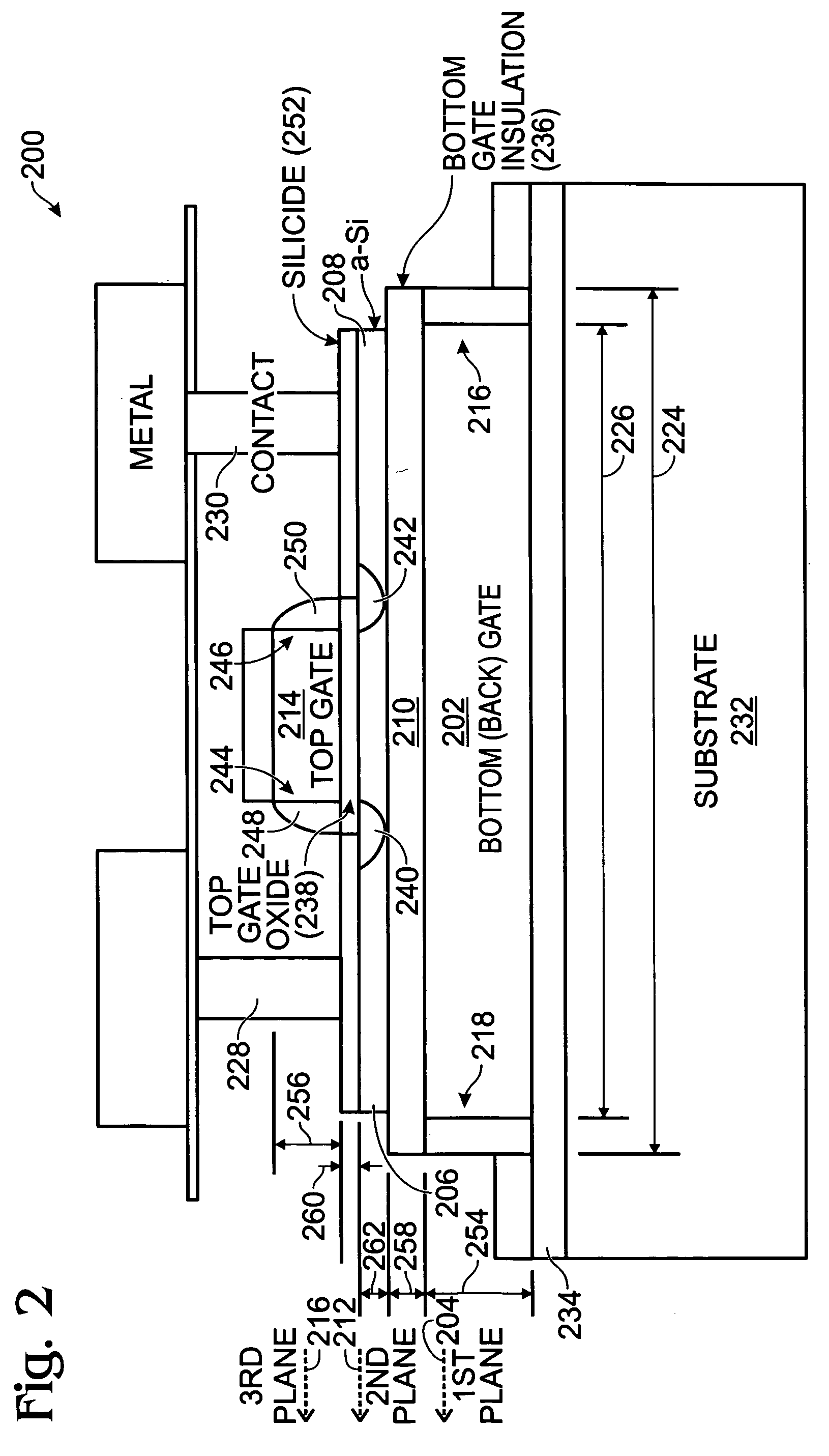 Dual-gate thin-film transistor