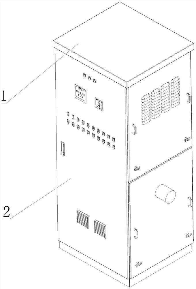 A kind of electrical automation control flip dust removal type electrical cabinet