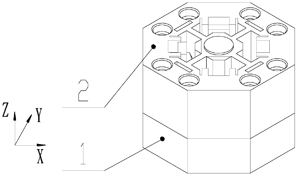 A three-dimensional decoupling ultrasonic nano-vibration table