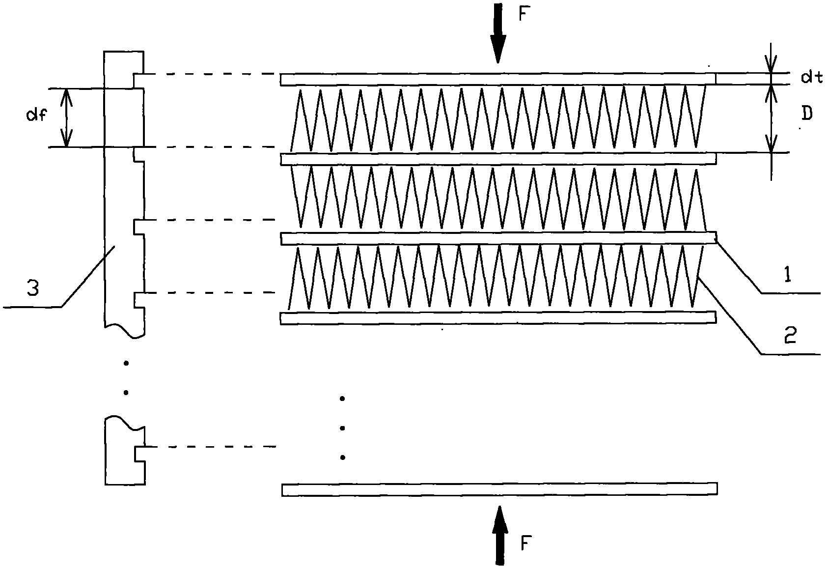 Finned tube locating fixture and assembly method of heat exchanger