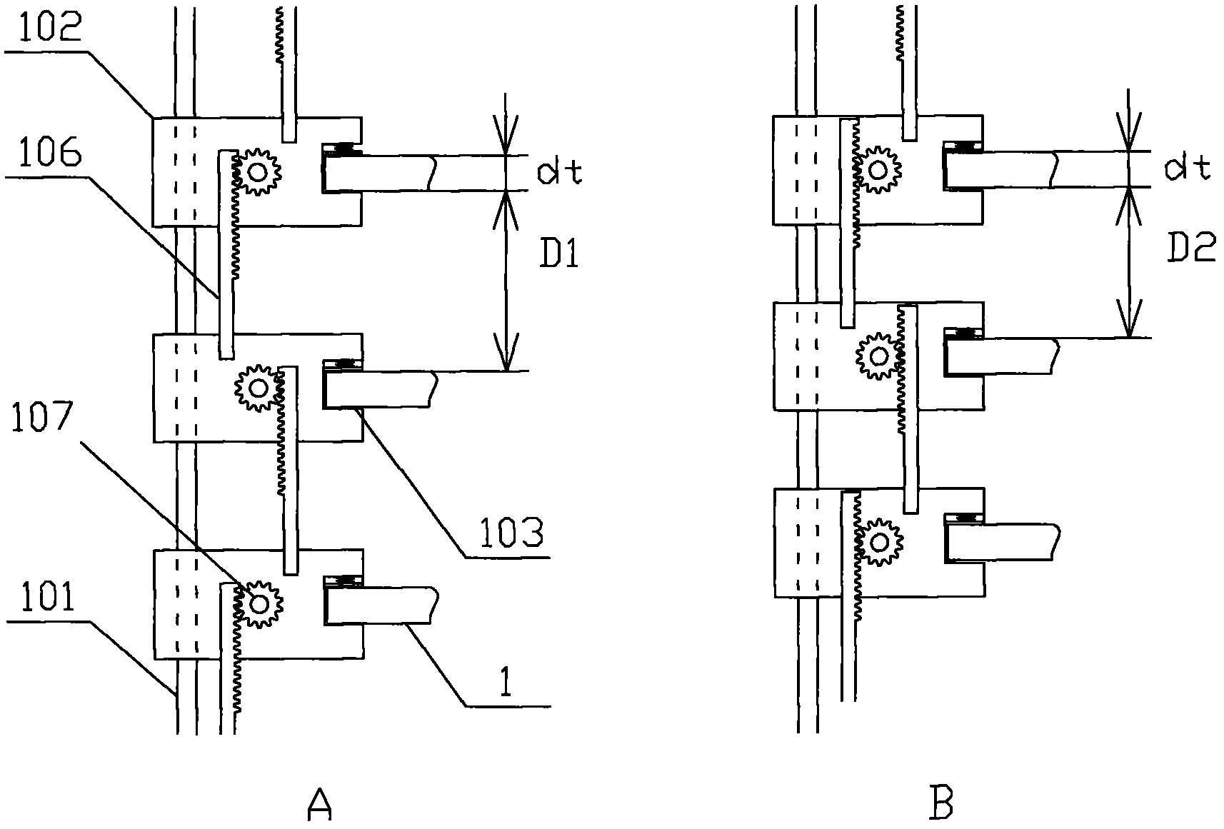 Finned tube locating fixture and assembly method of heat exchanger
