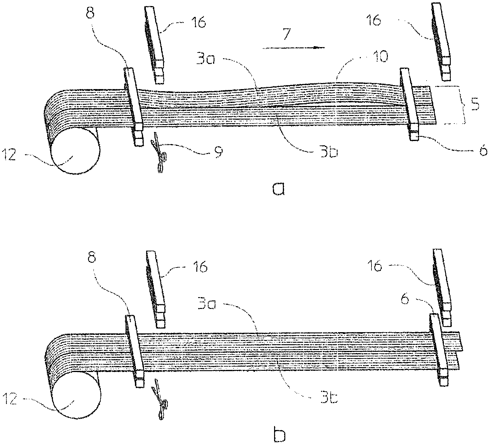 Method for production of multi-axial wire structure, unidirectional fiber layers and method for production thereof, multi-axial wire structure and composite part with matrix