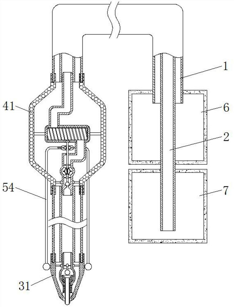 Clinical gastric lavage device for emergency internal medicine