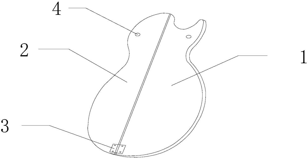 Exoskeleton support system of rotary arm guitar