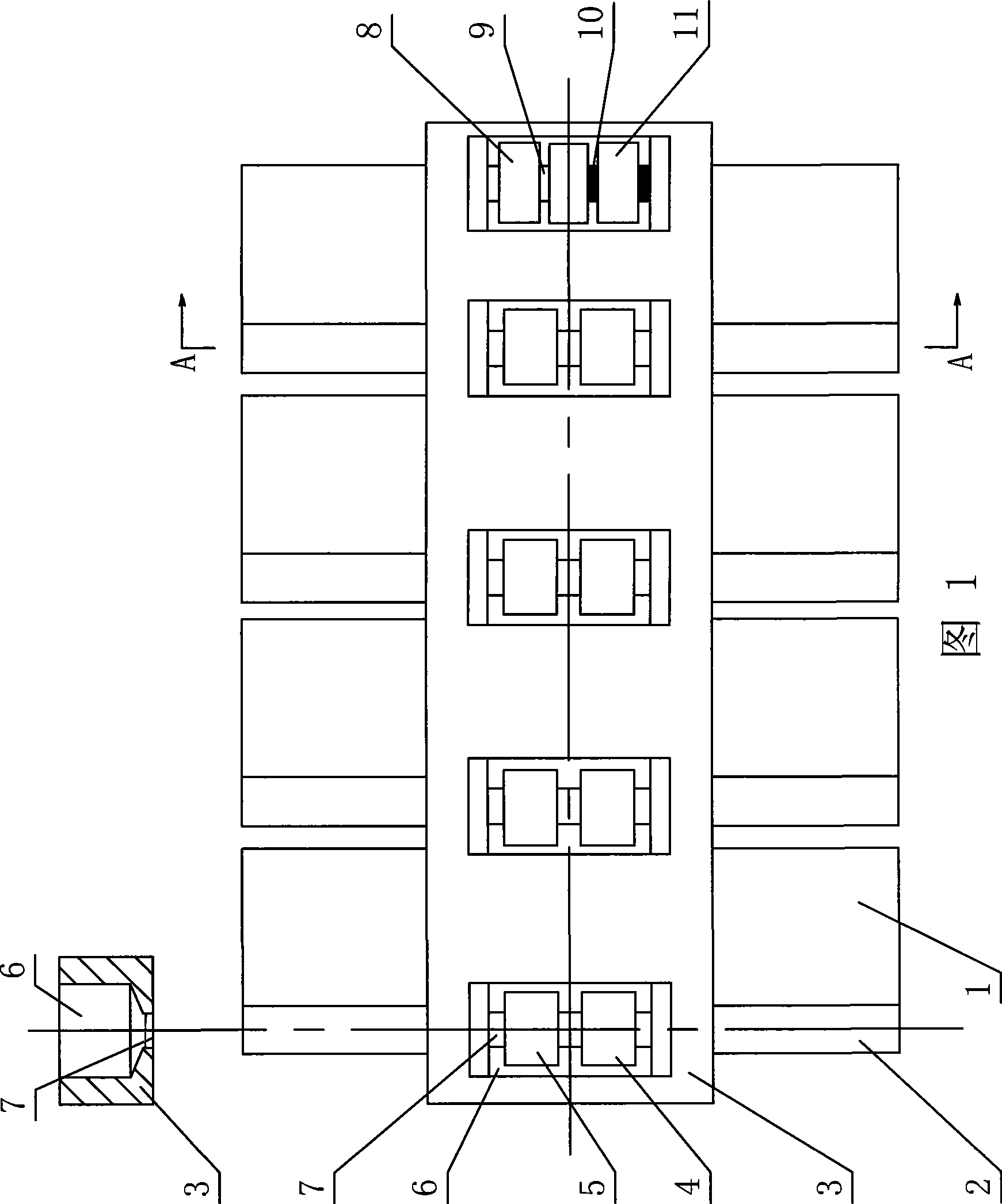 Photoelectric direct-reading apparatus for two-dimension encoding print wheel of far-transfer gauge