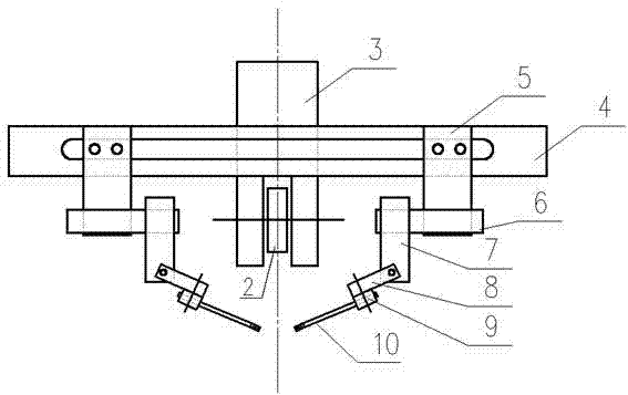 Automatic welding device for annular symmetrical fillet welds