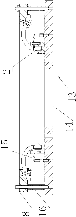 Water wall base cone assembly welding and heat treatment device and method