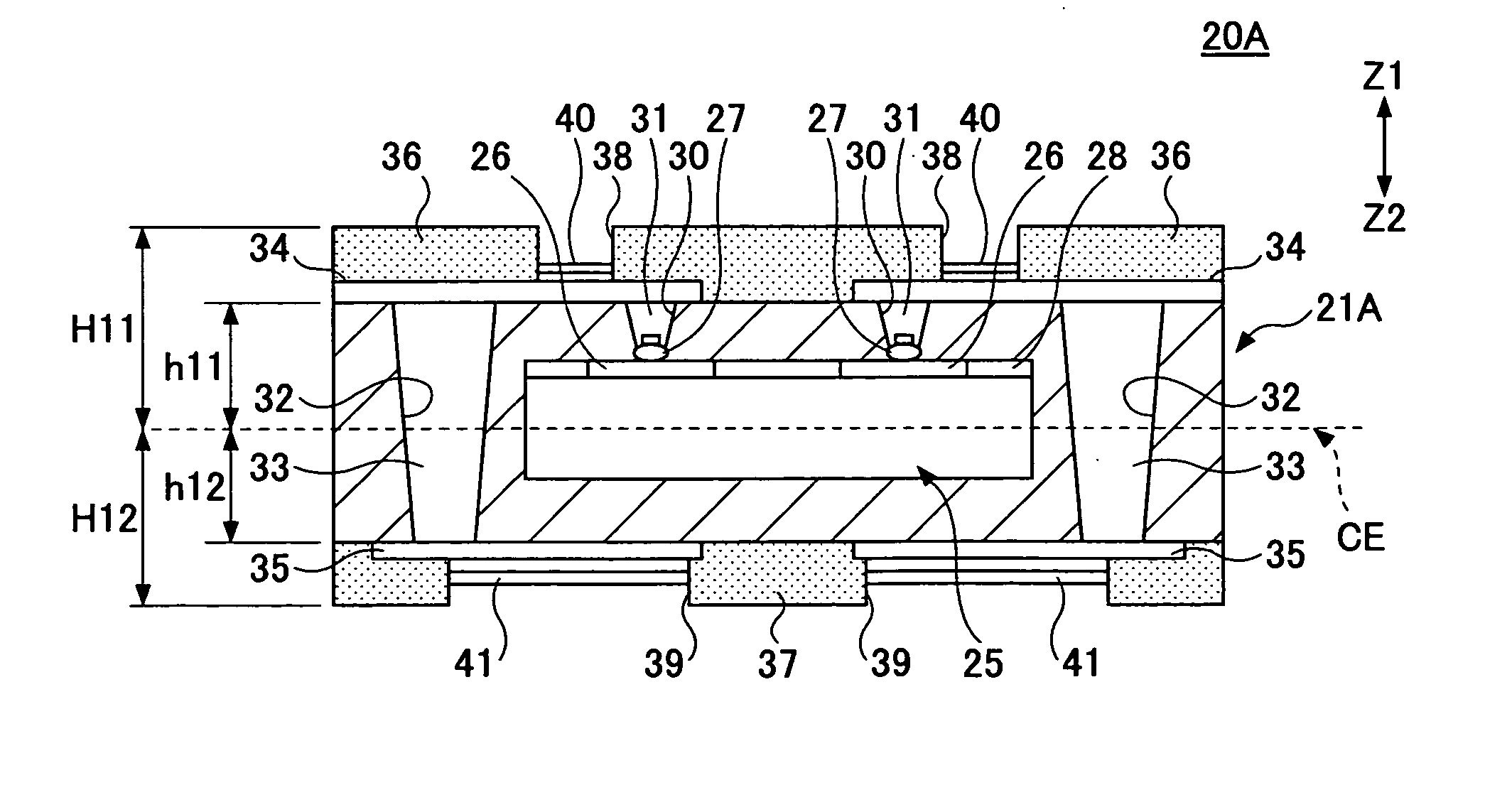 Electronic component embedded substrate and method for manufacturing the same