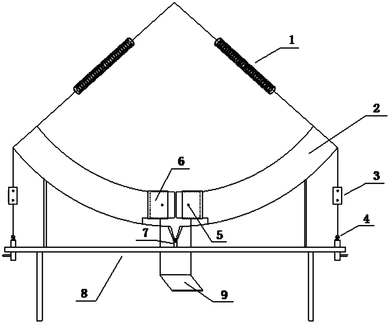 Experiment method for treatment of cracks in tunnel lining structure