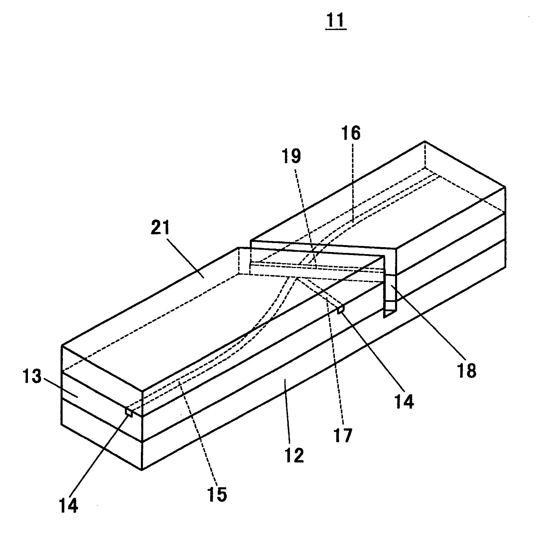 Optical multiplexer/demultiplexer, optical integrated circuit and light transceiver using the same