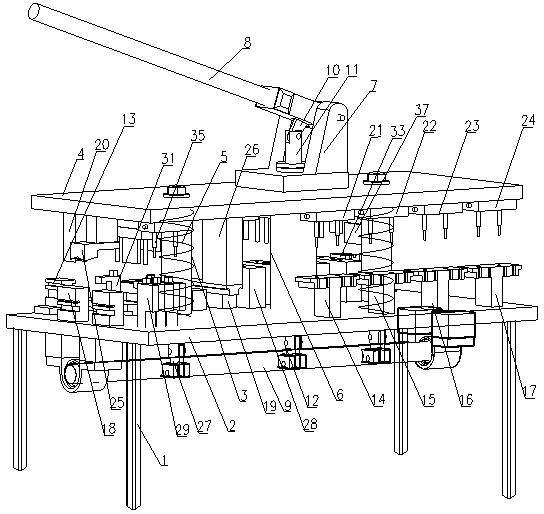 Manual stamping device